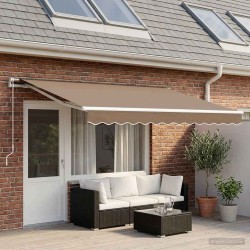 Toile de rechange pour auvent Taupe 5 x 3 m Polyester 644500644500