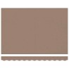 Toile de rechange pour auvent Taupe 5 x 3 m Polyester 644500644500
