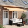 Toile de rechange pour auvent Sable 4 × 3,5 m Polyester 644503644503