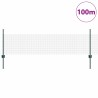 Clôture en fil soudé avec poteaux 100 x 0,5 m Vert Maille 644535644535