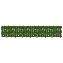 Écran de balcon avec feuilles Vert 400 x 75 cm 644565644565