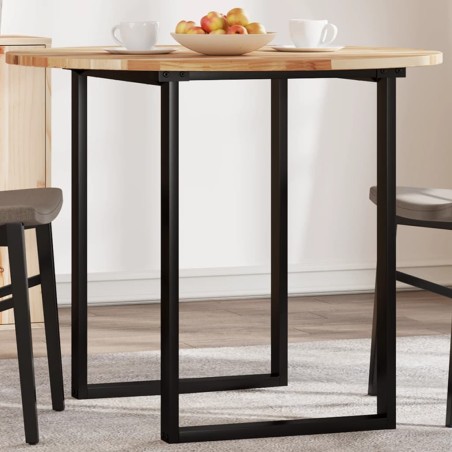 Dessus de table rond Ø90x2 cm bois massif d'acacia 644568644568