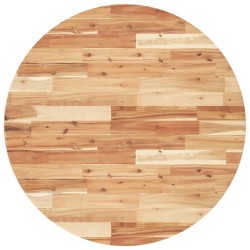 Dessus de table rond Ø90x2 cm bois massif d'acacia 644568644568