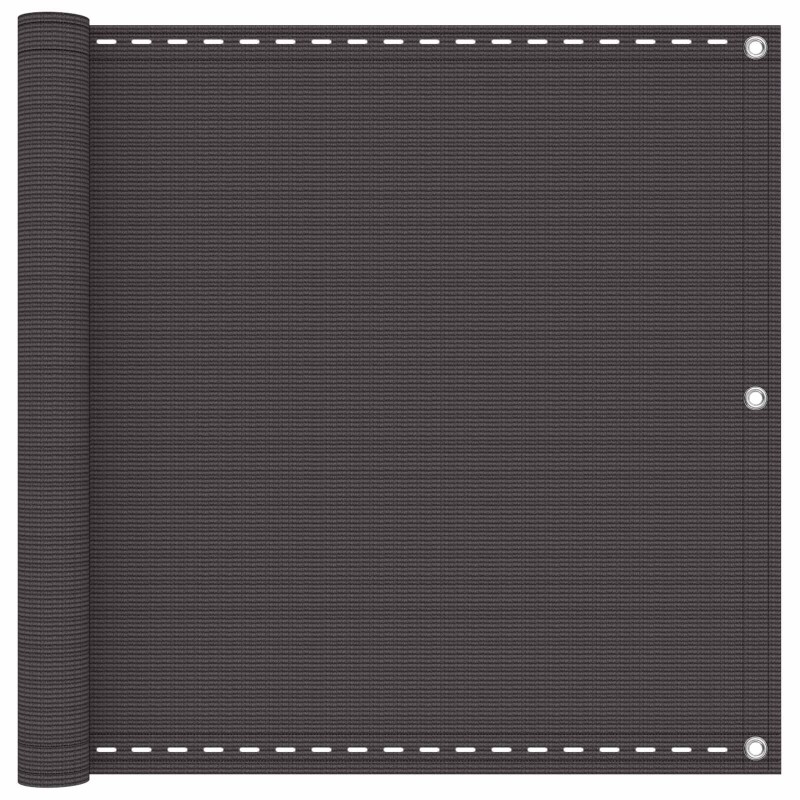Écran de balcon Anthracite 75 x 700 cm HDPE et Aluminium 644569644569
