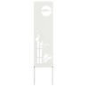 Écran de confidentialité de jardin Fretwork Blanc 32 x 140 cm 644581644581