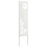 Écran de confidentialité de jardin Fretwork Blanc 32 x 140 cm 644581644581