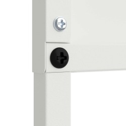 Écran de confidentialité de jardin Fretwork Blanc 32 x 140 cm 644581644581