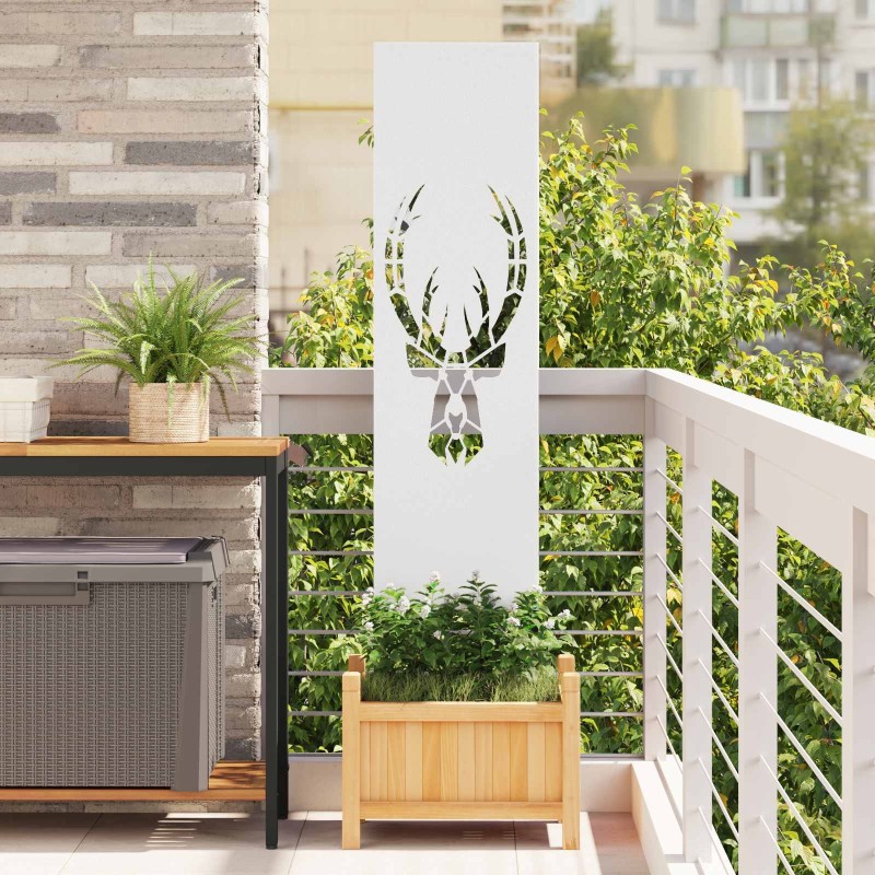 Écran de confidentialité de jardin Blanc 32 x 140 cm 644584644584
