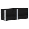 Colliers de palette 3 pcs noir 150x50 cm bois de pin solide 644585644585