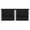Colliers de palette 3 pcs noir 150x50 cm bois de pin solide 644585644585