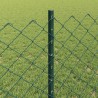Clôture grillagée avec poteau 10 x 0,8 m Acier recouvert de PVC 644591644591