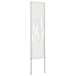 Écran de confidentialité de jardin Fretwork Blanc 32 x 140 cm 644592644592