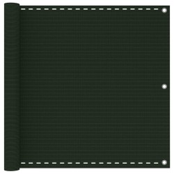 Écran de balcon Vert foncé 90x600 cm PEHD 644599644599