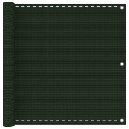 Écran de balcon Vert foncé 90x600 cm PEHD 644599644599