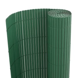 Clôture de jardin double face verte 1,8 x 3 m PVC 644607644607