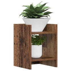 Support de Plante 2 pc Bois ancien 30 x 30 x 40 cm 644609644609