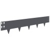 Bordure de Pelouse 50 pcs 100 x 20 cm Acier Anthracite 644615644615