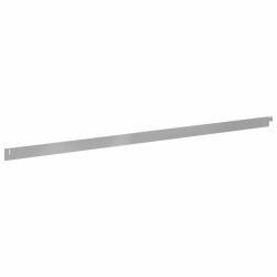 Bordure de Pelouse 20 pcs 102 x 4 x 4 cm Acier Argenté 644617644617