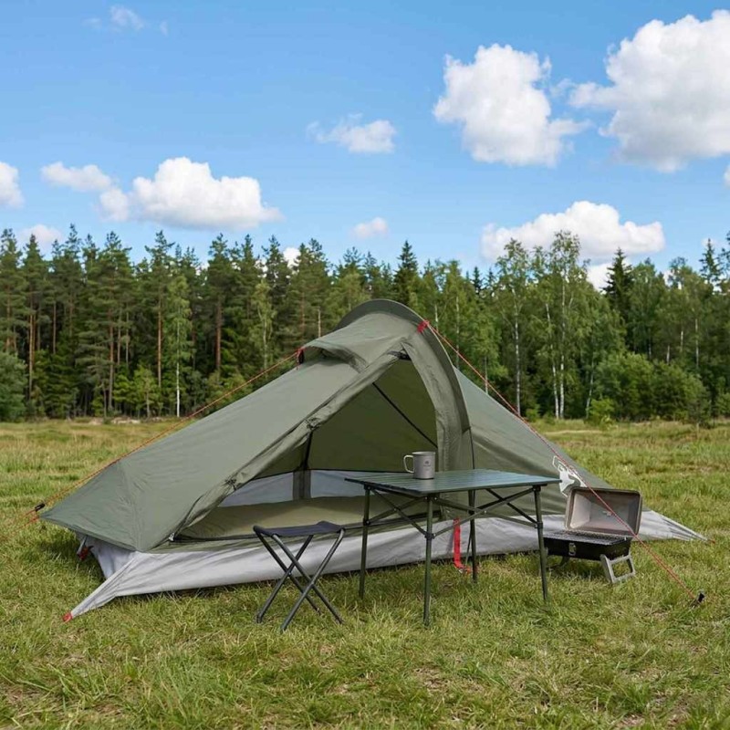 Tente de randonnée Vert olive 4 personnes 644633644633