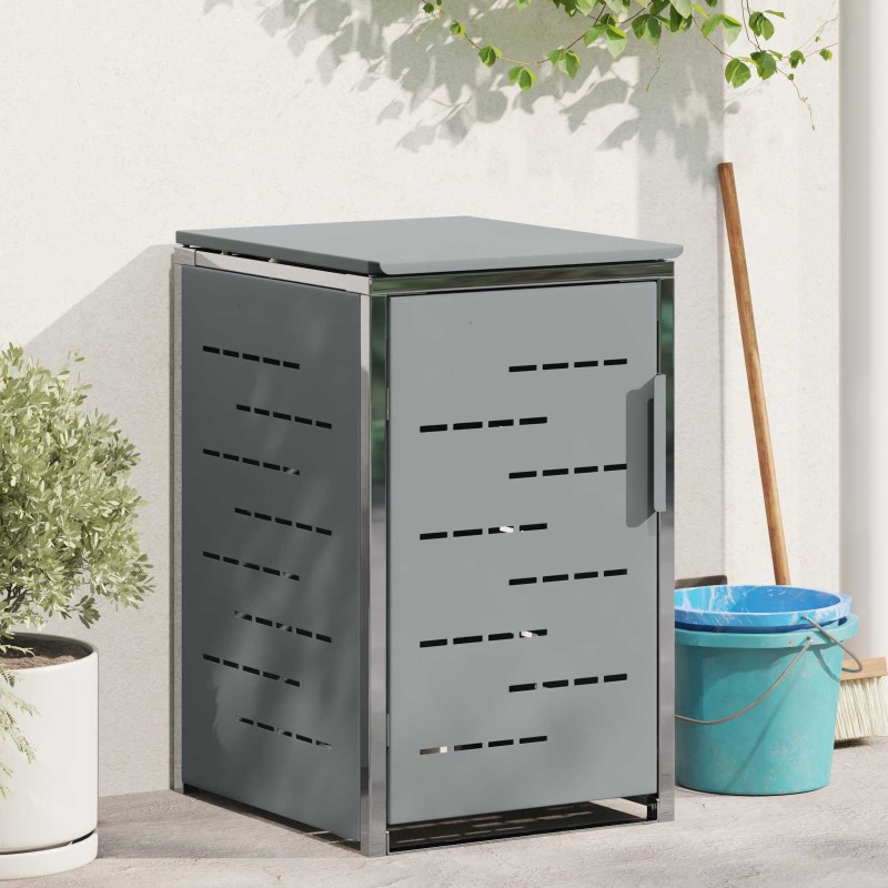 Stockage de bac à déchets for 1 Bin 240L Gris 644642644642