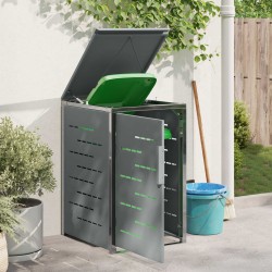 Stockage de bac à déchets for 1 Bin 240L Gris 644642644642