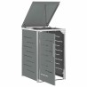 Stockage de bac à déchets for 1 Bin 240L Gris 644642644642