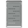 Stockage de bac à déchets for 1 Bin 240L Gris 644642644642