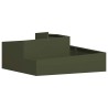 Cache-pot de jardin Vert olive 100 x 100 x 50 cm 644643644643