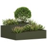 Cache-pot de jardin Vert olive 100 x 100 x 50 cm 644643644643