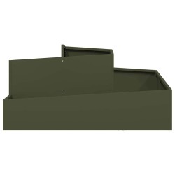Cache-pot de jardin Vert olive 100 x 100 x 50 cm 644643644643