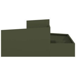 Cache-pot de jardin Vert olive 100 x 100 x 50 cm 644643644643