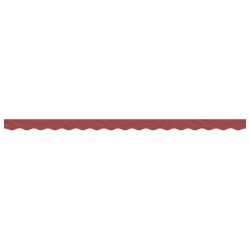 Tissu de remplacement de cantonnière d’auvent rayure bordeaux 644644644644