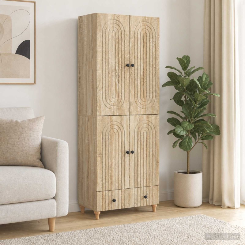 Ensemble de Meubles 2 pcs 66 x 34,5 x 95 cm Bois d'ingénierie 644650644650