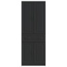 Ensemble de Meubles 2 pcs Noir Bois d'ingénierie 644653644653