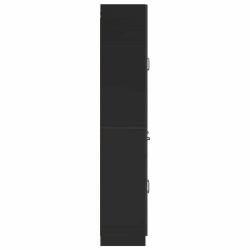 Ensemble de Meubles 2 pcs Noir Bois d'ingénierie 644653644653