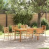 Ensemble de salle à manger pour jardin 7 pcs Beige 644656644656