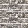 Panneaux muraux 10 pcs Gris foncé et blanc 100 x 50 cm 644667644667