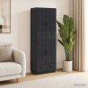 Ensemble de Meubles 2 pcs Noir Bois d'ingénierie 644670644670