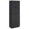 Ensemble de Meubles 2 pcs Noir Bois d'ingénierie 644670644670
