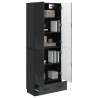 Ensemble de Meubles 2 pcs Noir Bois d'ingénierie 644670644670