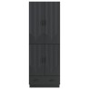 Ensemble de Meubles 2 pcs Noir Bois d'ingénierie 644670644670