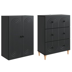 Ensemble de Meubles 2 pcs 66 x 34,5 x 90 cm Bois d'ingénierie 644671644671