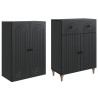 Ensemble de Meubles 2 pcs 66 x 34,5 x 90 cm Bois d'ingénierie 644672644672