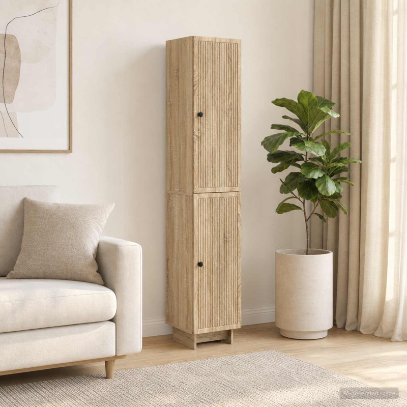 Ensemble de Meubles 2 pcs Chêne Sonoma 34,5 x 33 x 90 cm 644673644673
