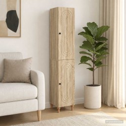 Ensemble de Meubles 2 pcs Chêne Sonoma Bois d'ingénierie 644676644676