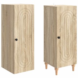 Ensemble de Meubles 2 pcs Chêne Sonoma Bois d'ingénierie 644676644676