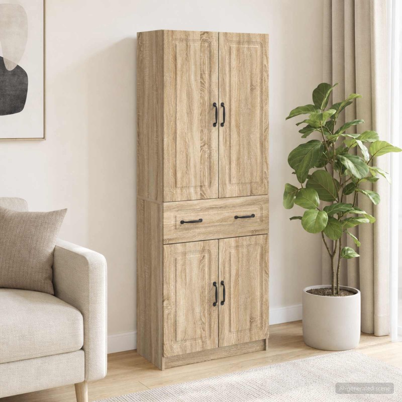 Ensemble de Meubles 2 pcs Chêne Sonoma Bois d'ingénierie 644677644677