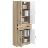 Ensemble de Meubles 2 pcs Chêne Sonoma Bois d'ingénierie 644677644677