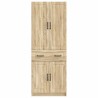 Ensemble de Meubles 2 pcs Chêne Sonoma Bois d'ingénierie 644677644677