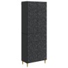 Ensemble de Meubles 2 pcs Noir Bois d'ingénierie 644681644681